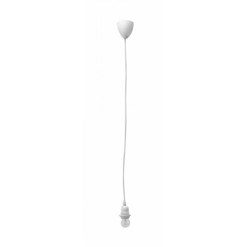 foto del prodotto lampadario e27 bianco 120h in metallo