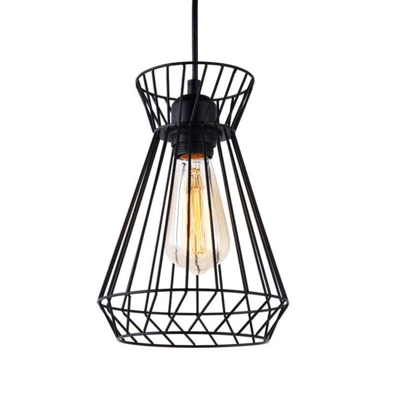 foto del prodotto lampadario edm 32119 nero 60 w