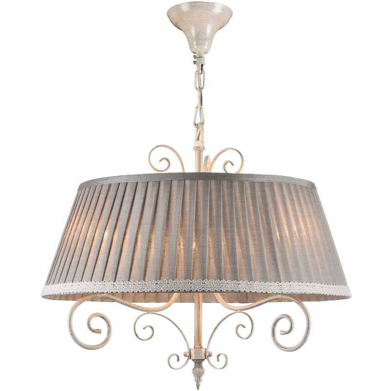 foto del prodotto lampadario elegant in metallo felicita beige