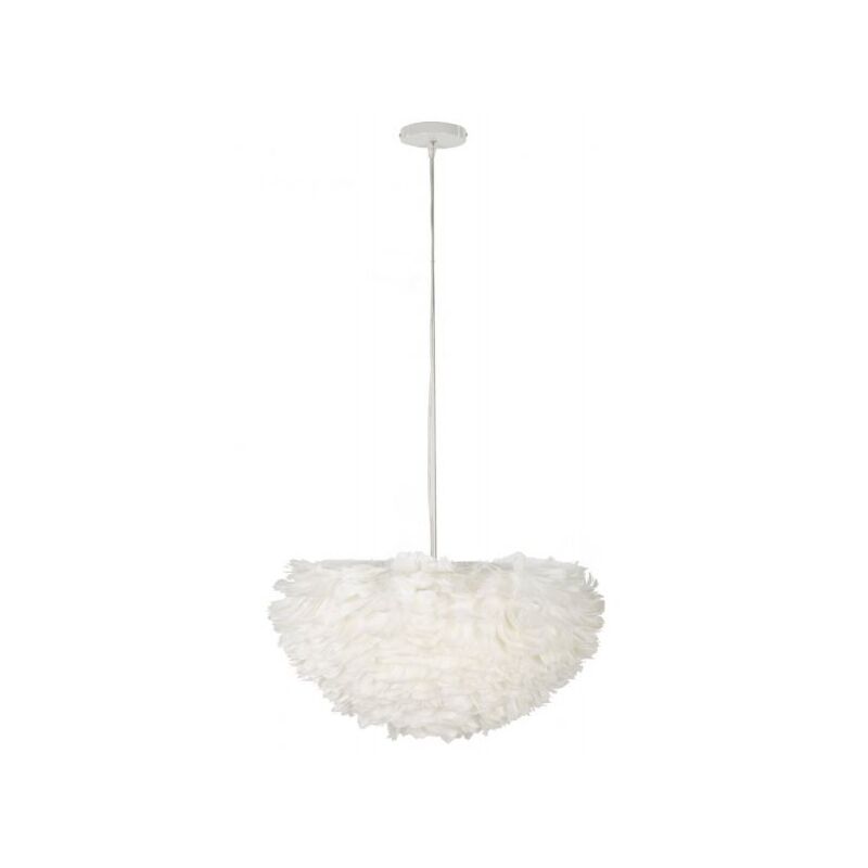 foto del prodotto lampadario feather cm 60x30 altezza con filo cm 110 