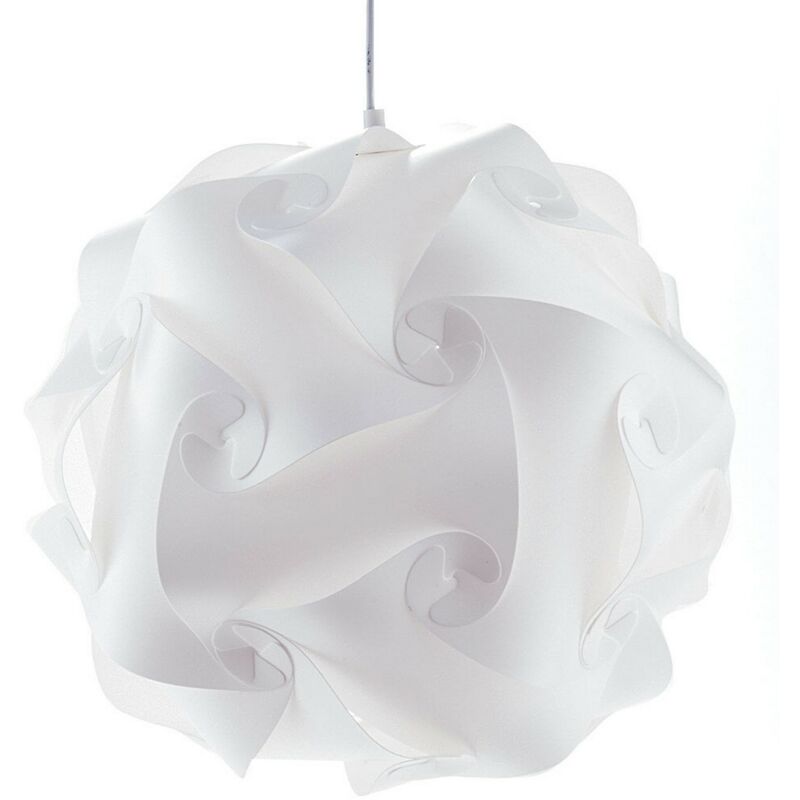 foto del prodotto lampadario in polipropilene bianco cm .44 h.44