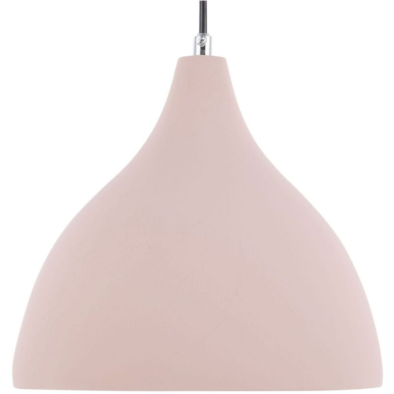 foto del prodotto lampadario in stile scandinavo in cemento rosa minimalista lambro