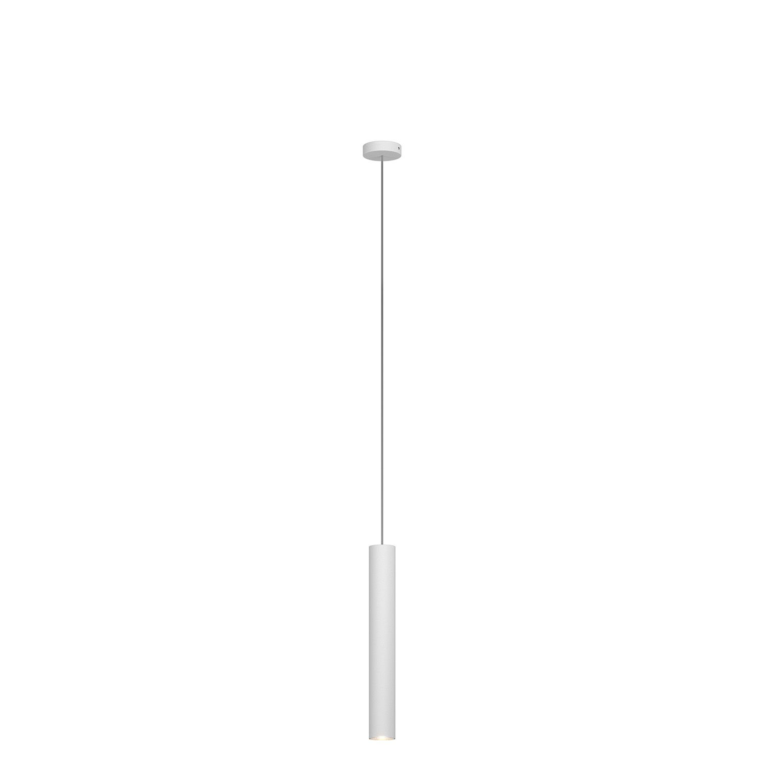 foto del prodotto lampadario industrial minimal xeana metallo bianco 1 luce gu10