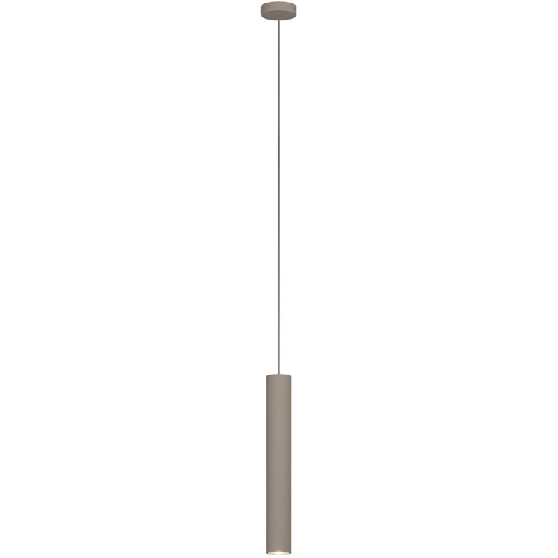 foto del prodotto lampadario industrial minimal xeana metallo marrone 1 luce gu10