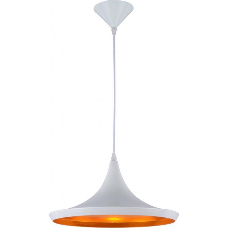 foto del prodotto lampadario lampada a sospensione design industriale extensive bianco