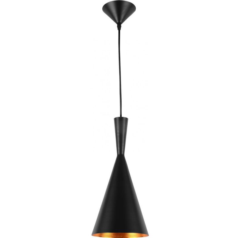 foto del prodotto lampadario lampada a sospensione design industriale extensive nero