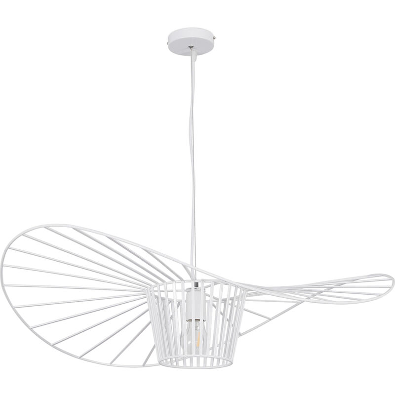 foto del prodotto lampadario lampada a sospensione design pamela 100cm vertical bianco