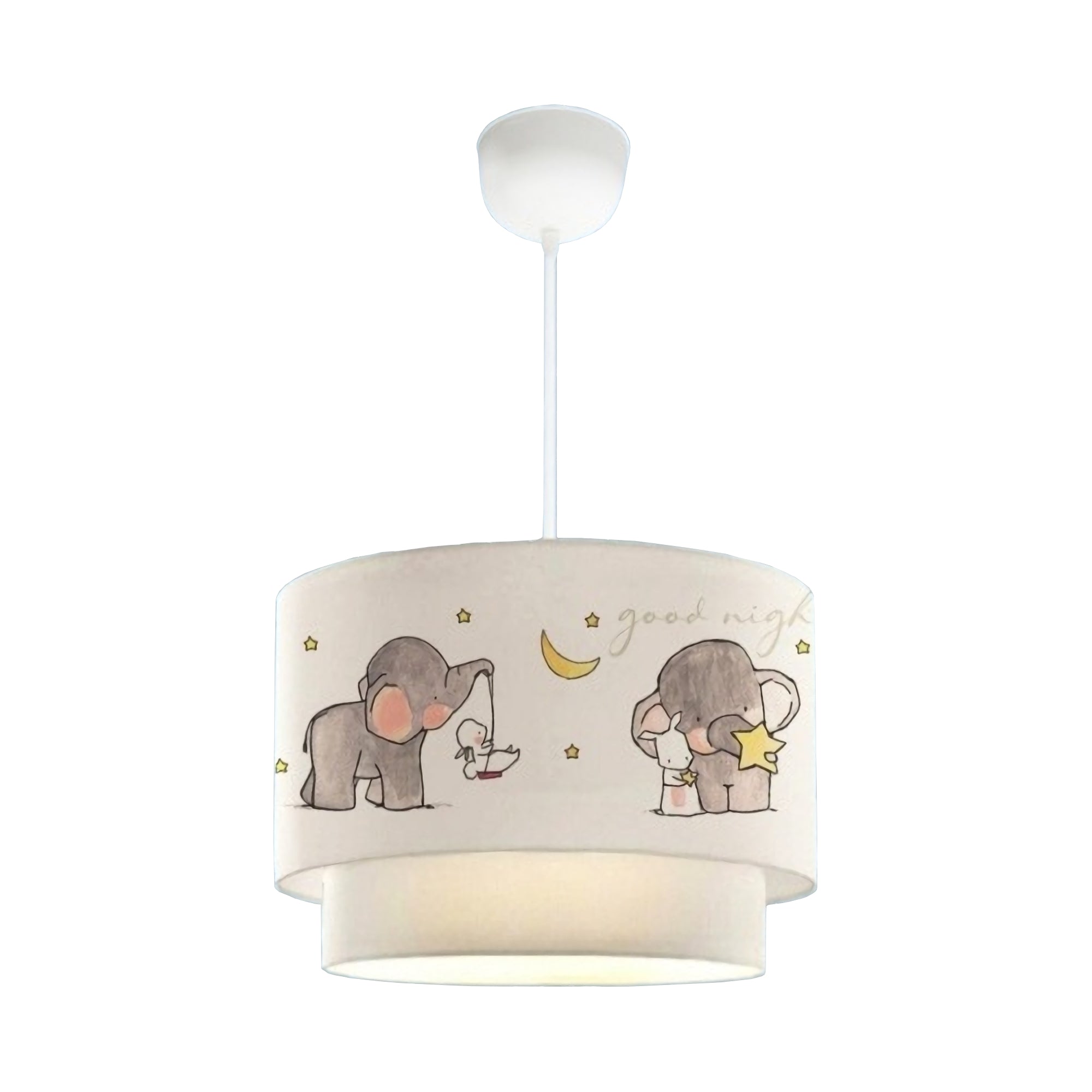 foto del prodotto lampadario lampada a sospensione lurgan sospensione per bambino e27 70 cm modello elefante 03 0007543