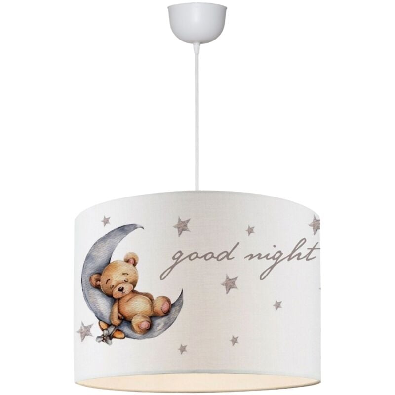 foto del prodotto lampadario lampada a sospensione rugby sospensione per bambini e27 70 cm modello orsetto 030007583