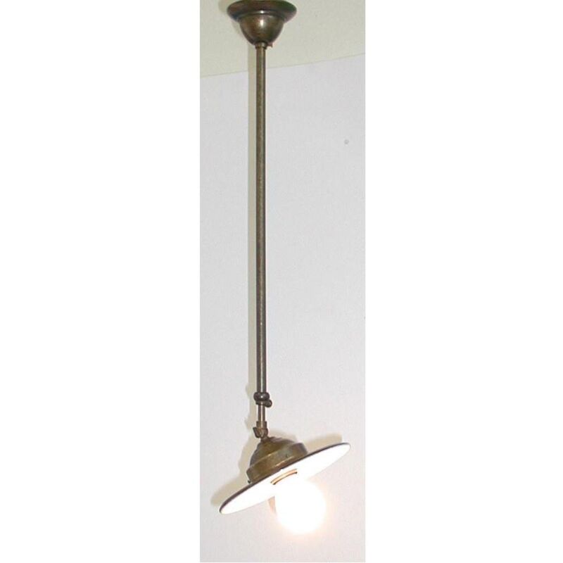 foto del prodotto lampadario lampada applique telescopico orientabile piatto ferro battuto