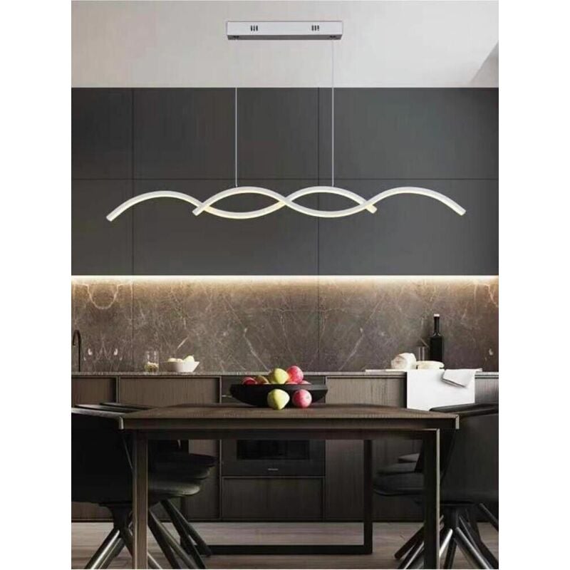foto del prodotto lampadario led a sospensione 25 watt luce calda 3000k lampada twist a43bc