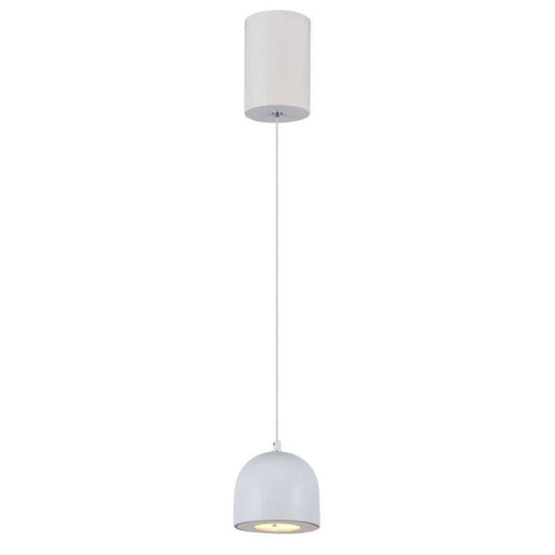 foto del prodotto lampadario led a sospensione 8.5w coppa metallo 10162cm 3000k bianco v tac