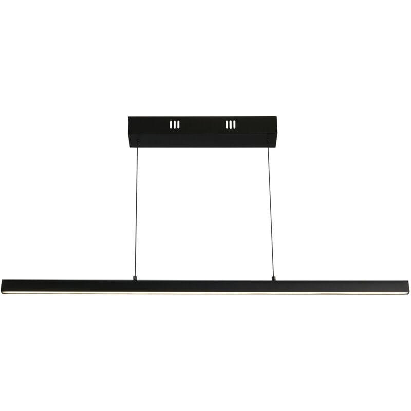 foto del prodotto lampadario moderno layla acciaio nero alluminio led 28,67w 2700 3000 4000k