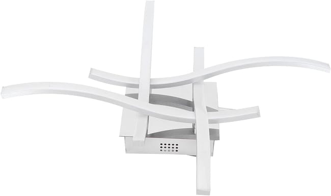 foto del prodotto lampadario moderno led plafoniera da soffitto luce naturale 35w onda rami