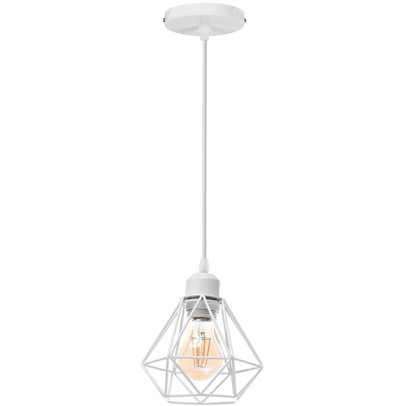 foto del prodotto lampadario moderno metallo cucina sala da pranzo mansardato lampada a sospensione ferro battuto industriale retr 