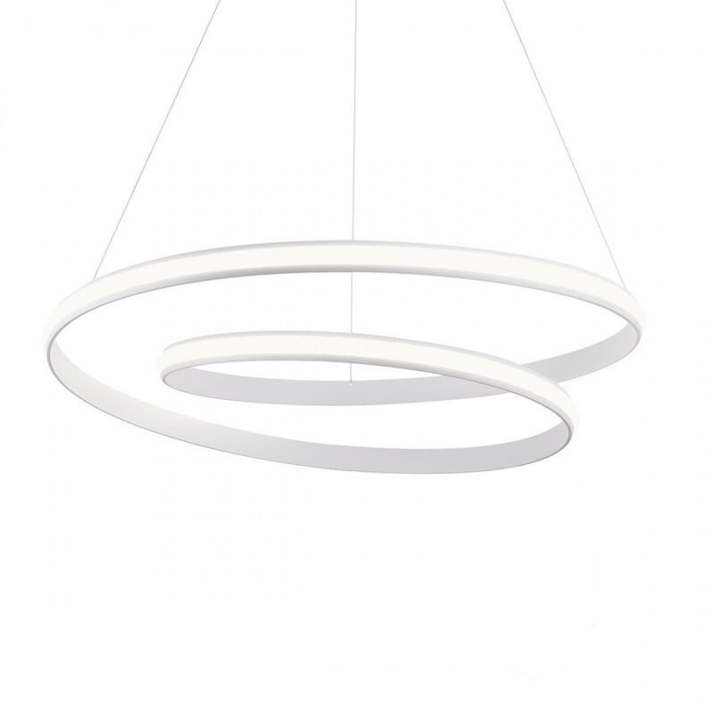 foto del prodotto lampadario moderno redo group torsion 01 1795 01 1890 led alluminio sospensione dimmerabile, tonalit luce 4000 k luce naturale 