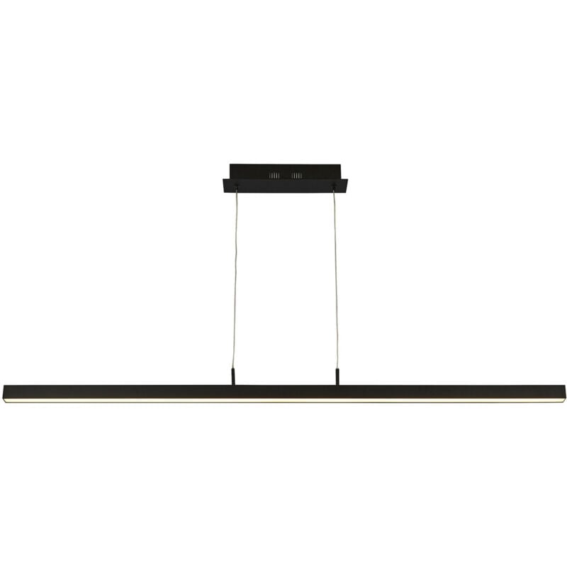 foto del prodotto lampadario moderno tribeca acciaio bianco policarbonato nero led 17w cct