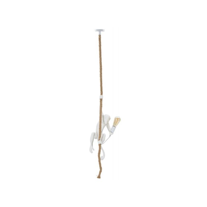 foto del prodotto lampadario monkey bianco cm 27x32x60