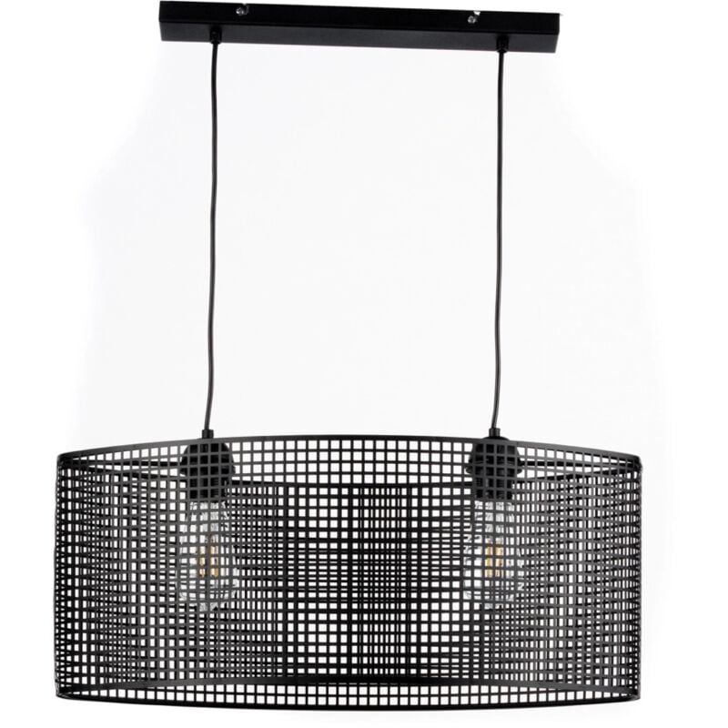 foto del prodotto lampadario onli disma rete industrial, e27