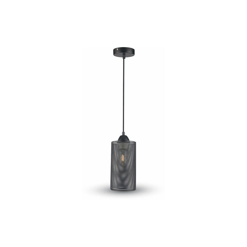 foto del prodotto lampadario portalampada 1mt e27 130mm metallo traforato mod vt 7132