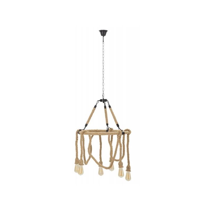 foto del prodotto lampadario rope circle cm 64x90