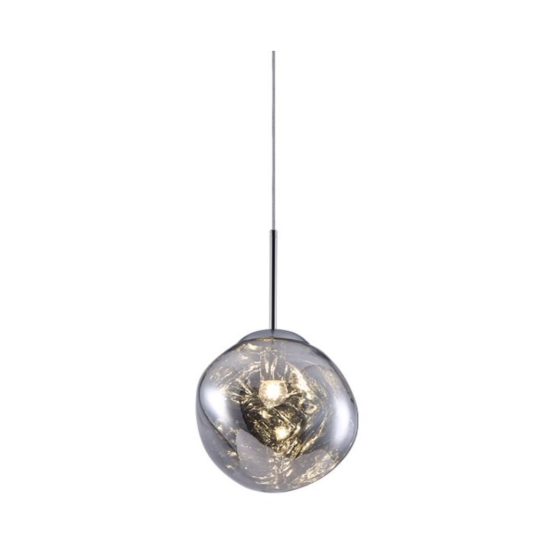 foto del prodotto lampadario soggiorni moderne lampada sospensione kreativer plafoniera regolabile 15cm argento