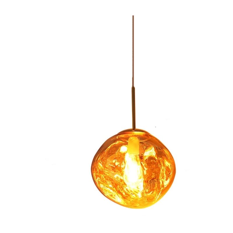 foto del prodotto lampadario soggiorni moderne lampada sospensione kreativer plafoniera regolabile 20cm dorate