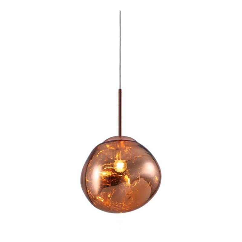 foto del prodotto lampadario soggiorni moderne lampada sospensione kreativer plafoniera regolabile 20cm rosso
