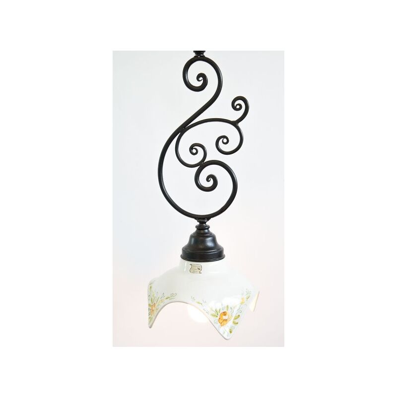 foto del prodotto lampadario sospensione applique lampada fazzoletto diametro 25 cm altezza 80 cm