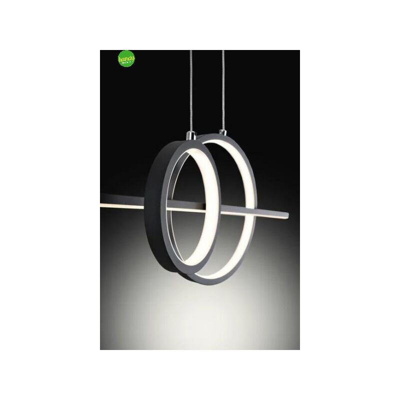 foto del prodotto lampadario sospeso leslie novecento bianco 36w 4000k 2000lumen
