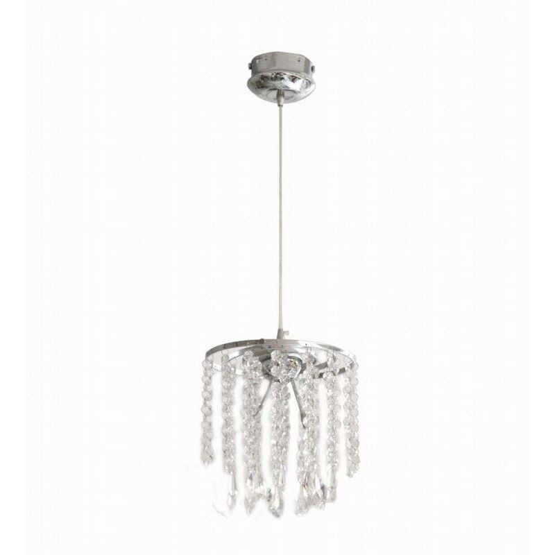 foto del prodotto lampadario spiral con pendenti cm20x h25