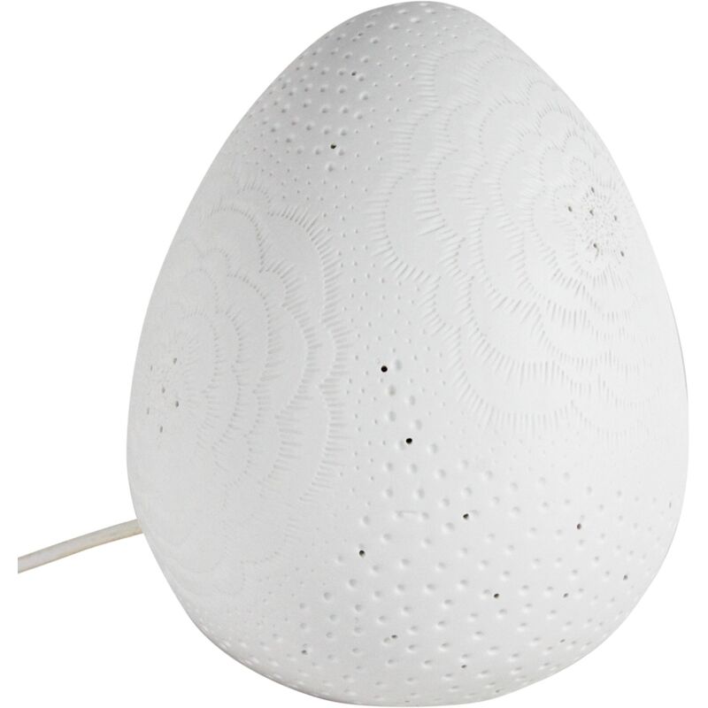 foto del prodotto lampade a lampada lampada da tavolo bianco 21x18x18cm signes grimalt