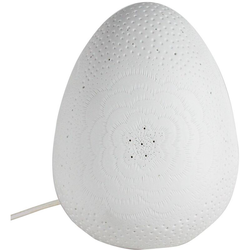 foto del prodotto lampade a lampada lampada da tavolo bianco 27x21x21cm signes grimalt