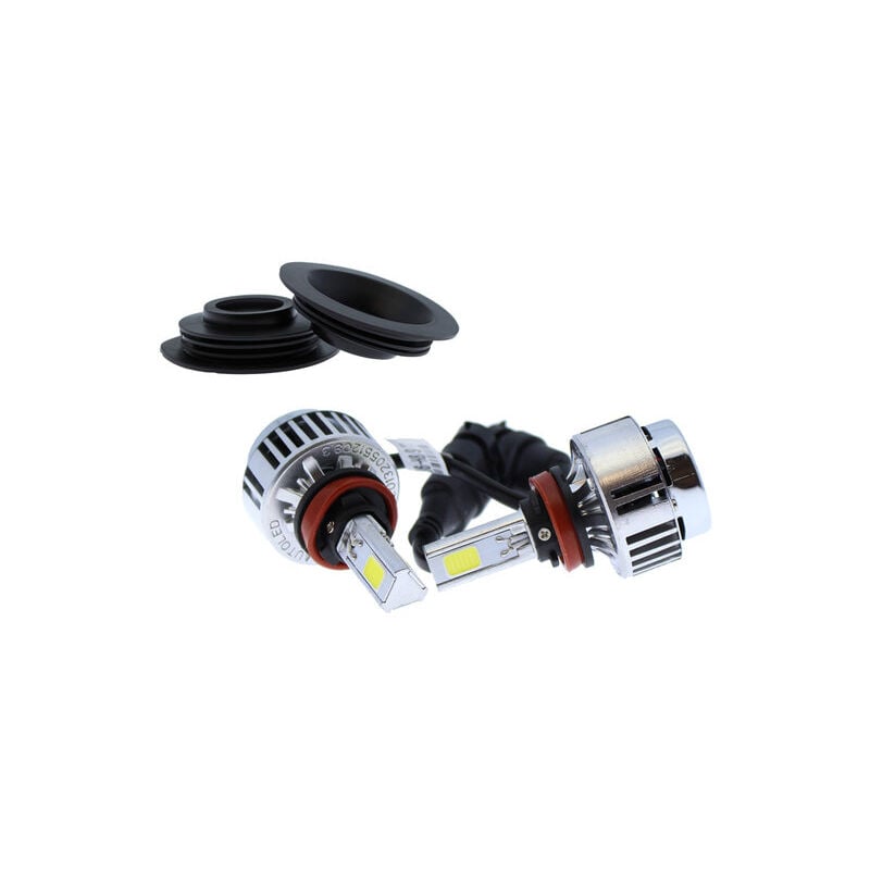 foto del prodotto lampade a led h8 h9 h11 per auto e moto yatek, fari anabbaglianti, 6000k, 3300 lumen, 12v, 36 w, accensione istantanea