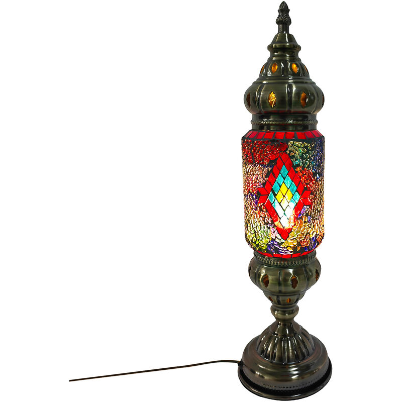 foto del prodotto lampade a mosaico lampada da tavolo nero 42x12x12cm signes grimalt