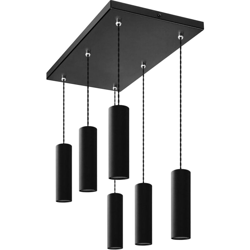 foto del prodotto lampade a sospensione moderne loft roller 6p 05 6pc