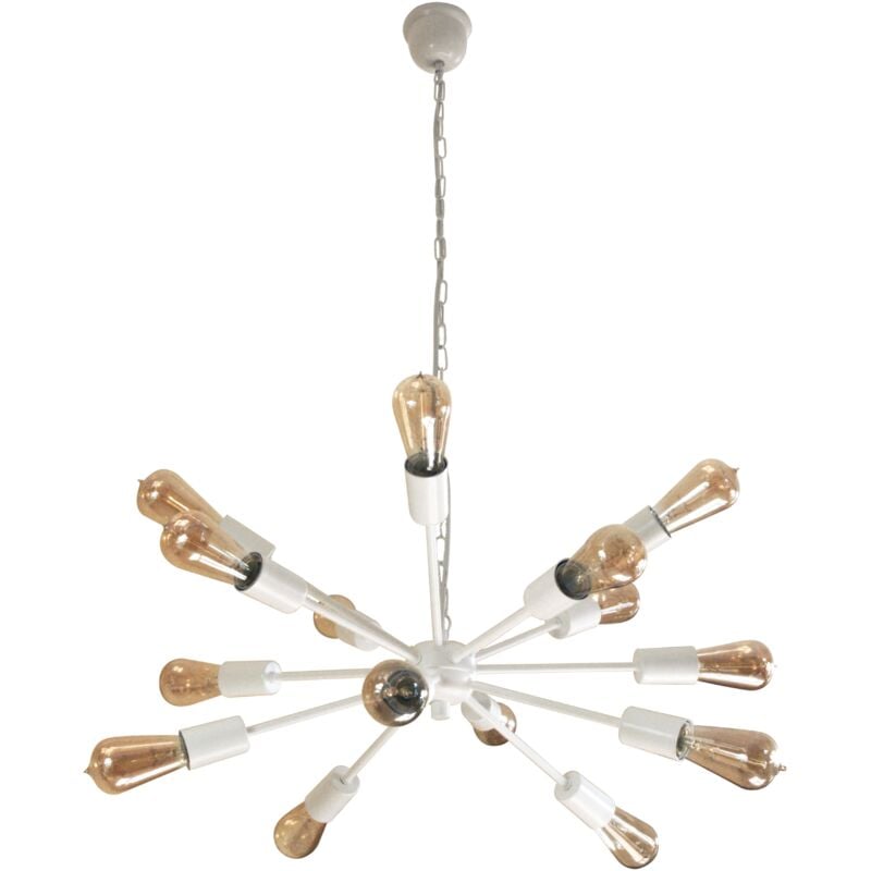 foto del prodotto lampade a sospensione moderne loft spider 2662 z b 15 bianco