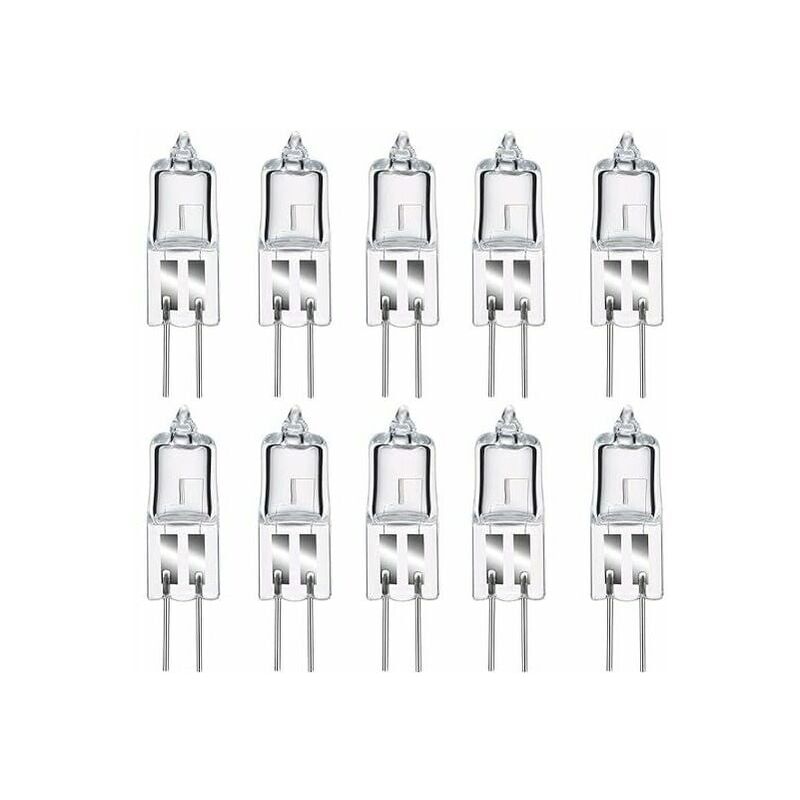 foto del prodotto lampade alogene g4, 12 v, 20 w, lampada alogena con attacco a perno g4, 2800 k, bianco caldo, dimmerabile, lampada a capsula trasparente g4,