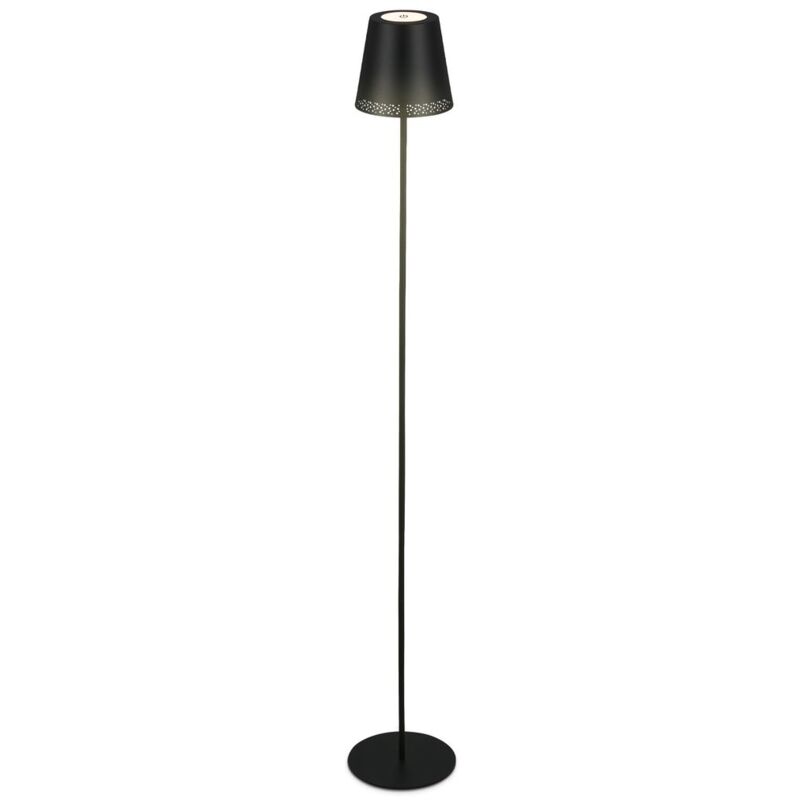 foto del prodotto lampade briloner lampada da terra a led a batteria 2 in 1, dimmerabile a gradini, touch, lampada da terra a led per esterni, lampada da terra a led