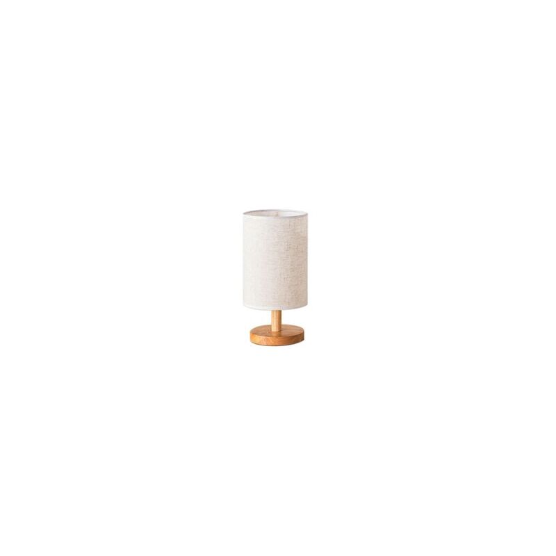 foto del prodotto lampade da comodino, lampada da tavolo per camera da letto con paralume in tessuto, lampada da comodino rotonda per camera da letto, soggiorno,