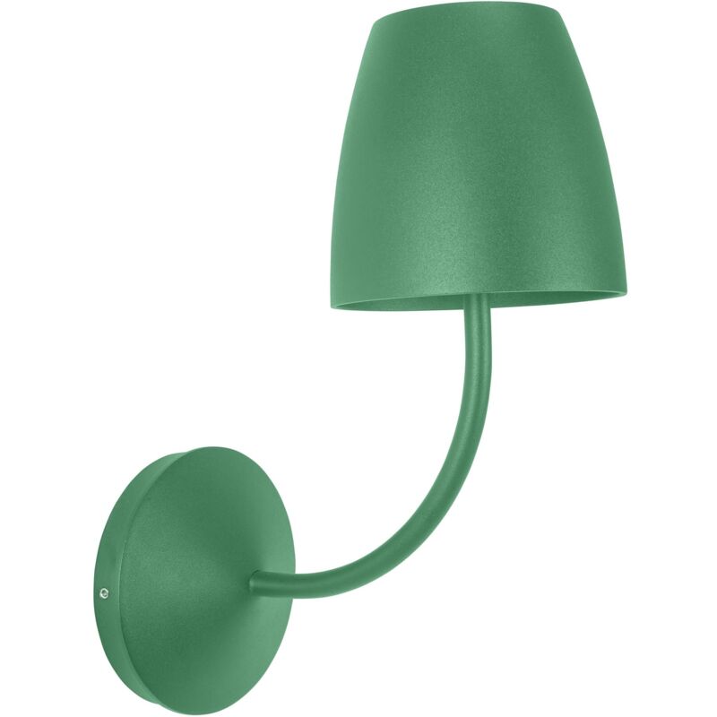 foto del prodotto lampade da parete ip54 eclipta ii led 10 bianco caldo 3000k on off verde 1190