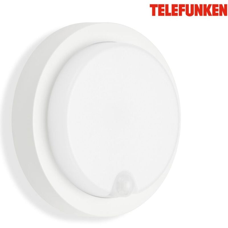 foto del prodotto lampade da parete per esterni led lampada da esterno sensore di movimento ip44 17cm 12w bianco telefunken