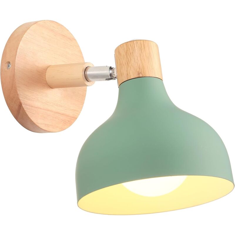 foto del prodotto lampade da parete vintage applique da parete interno lampada a muro stile scandinavo verde chiaro