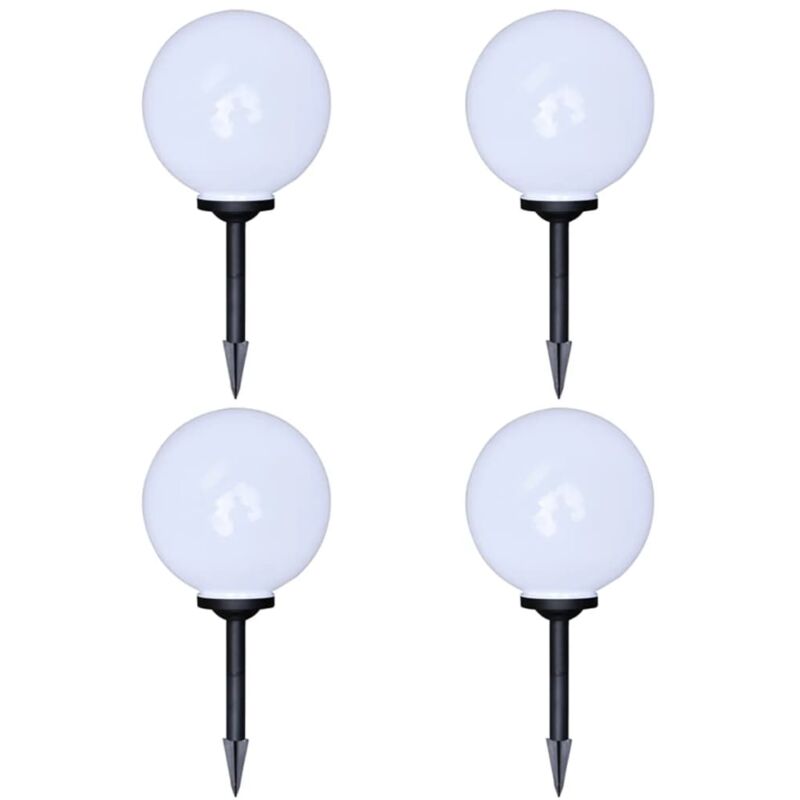foto del prodotto lampade da sentiero 4 pz led 30 cm con picchetto vidaxl