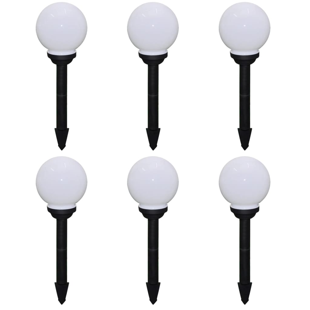 foto del prodotto lampade da sentiero 6 pz led 20 cm con picchetto cod mxl 73194