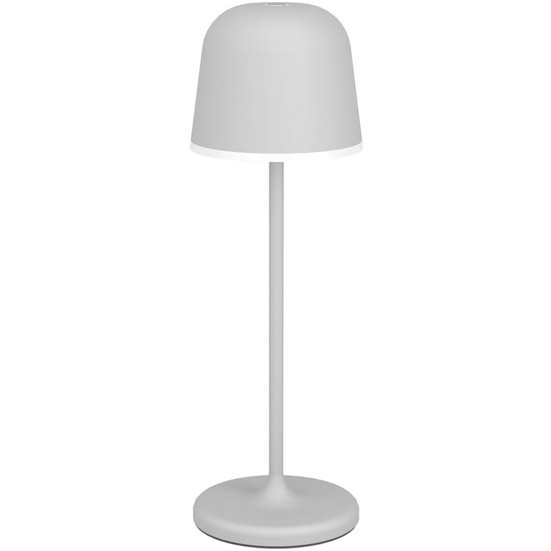 foto del prodotto lampade da tavolo esterno mannera alluminio grigio policarbonato bianco led
