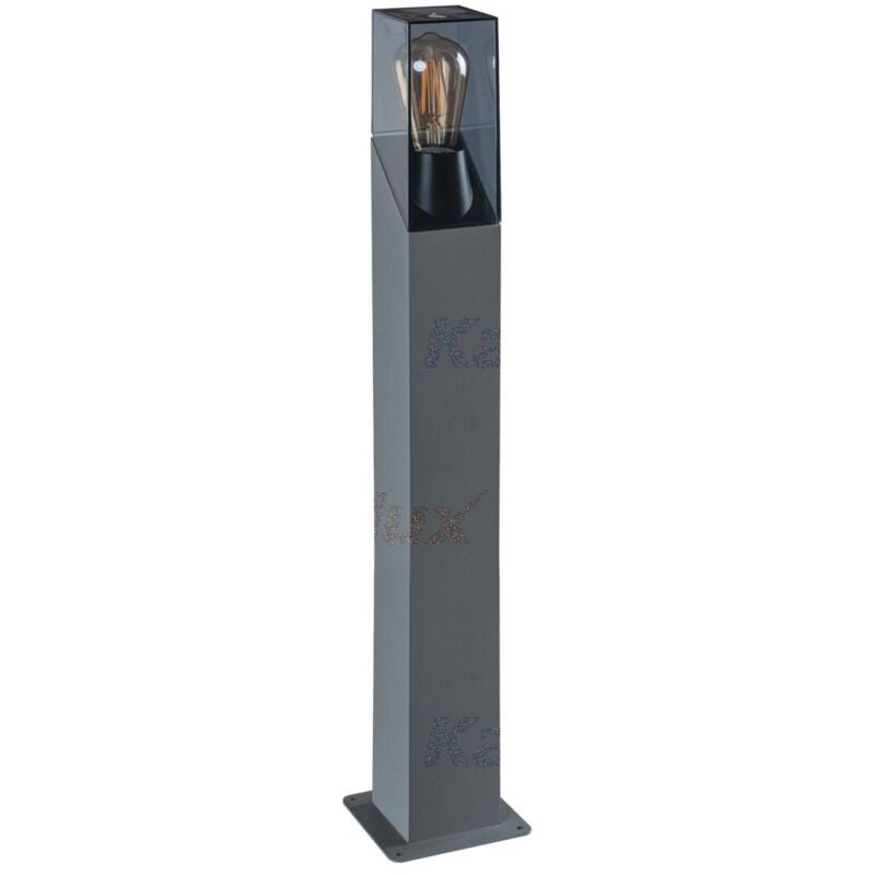 foto del prodotto lampade esterne laven 80cm grafite di alluminio sorgente led ricambiabile ip44