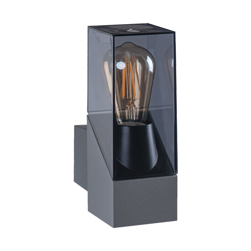 foto del prodotto lampade esterne murali led intercambiabili grafite ip44 25 cm