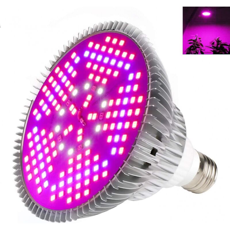foto del prodotto lampade led per la coltivazione lampada professionale e27 da 100 w a spettro completo per la fioritura delle piantine bebusingoto