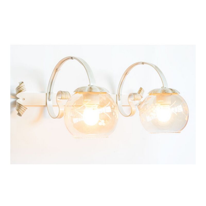 foto del prodotto lampade linea tavern lampada a muro applique margherita 2 luci